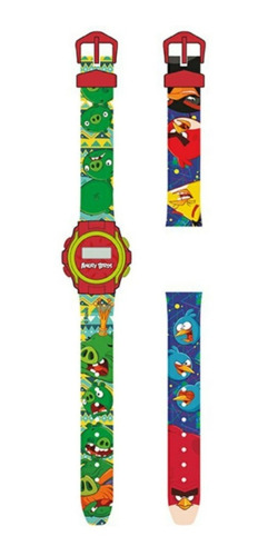 Imagem 5 de 5 de Relógio Infantil Angry Birds Troca Pulseira