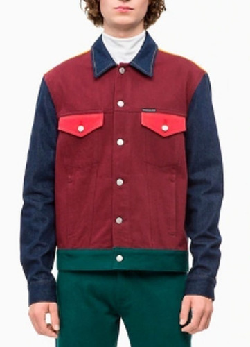 Chamarra Mezclilla Vaquera Hombre Casual Caballero Chaqueta