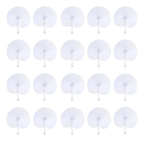 3 X 20 Piezas De Abanicos De Papel, Abanicos Plegables