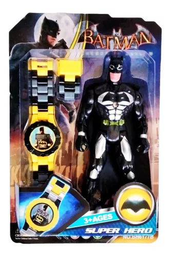 Combo Reloj Digital + Muñeco Batman Juguetería Niño