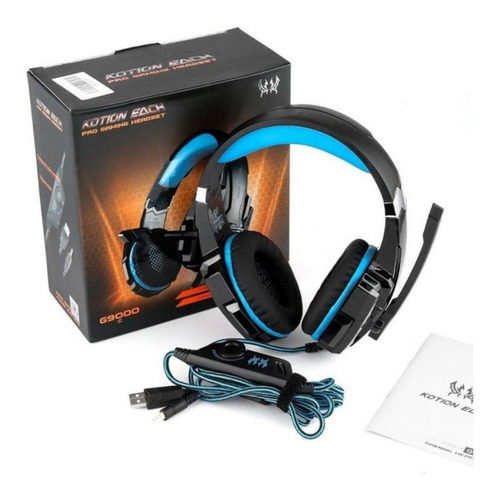 Auriculares Gamer Diadema Kotion Each G9000 Con Micrófono