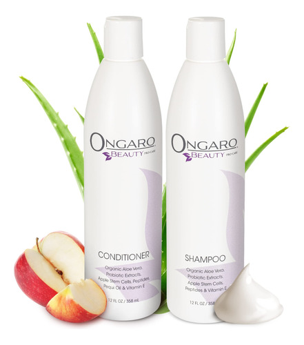 Ongaro Beauty - Set De Champu Y Acondicionador Hidratante, C