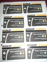 Comprar Tarjetas Subtepass Lote 14 Tarjetas Pase Lineas Dy H Etc