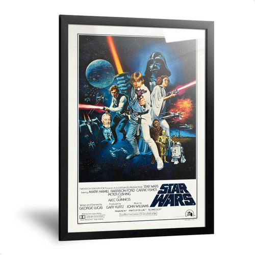 Cuadros Star Wars Posters Afiche De Cine Enmarcado 20x30cm