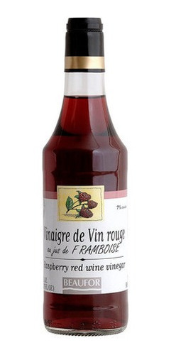 Imagem 1 de 1 de Vinagre Francês De Vinho Com Framboesa Beaufor 500ml