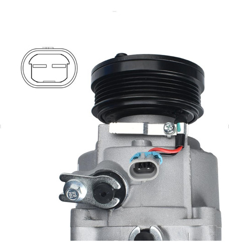 Compressor Ar Gm Onix 1.0 1.4 2016 2017 2018 2019 Delphi