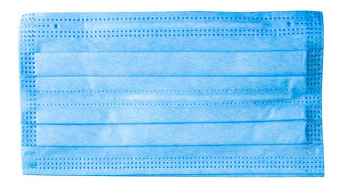 Cubreboca Desechable Plisado Azul Le Roy Paquete De 5 Pz