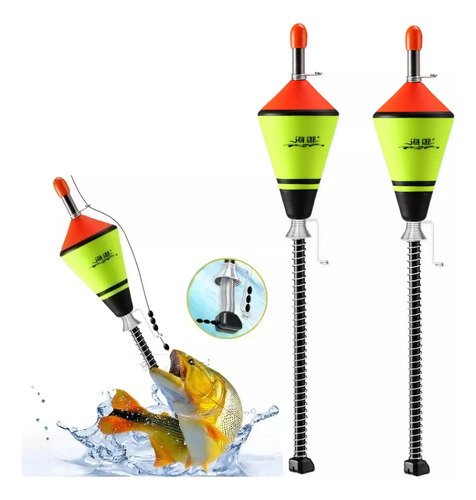 Jk 2) Flotador Portátil Con Flotador De Pesca Automático