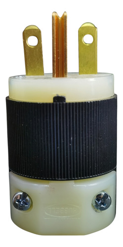 Hubbell 5666c Clavija Macho 15a, 250v, L6-15p, 2p+t, 6-15p