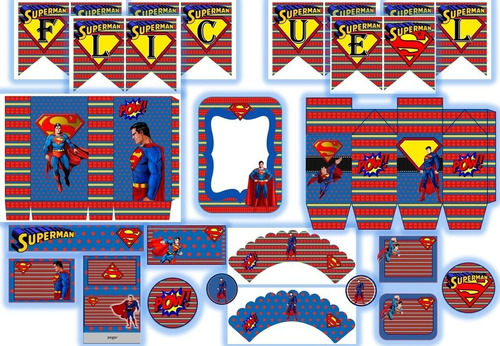 Kit Imprimible Superman