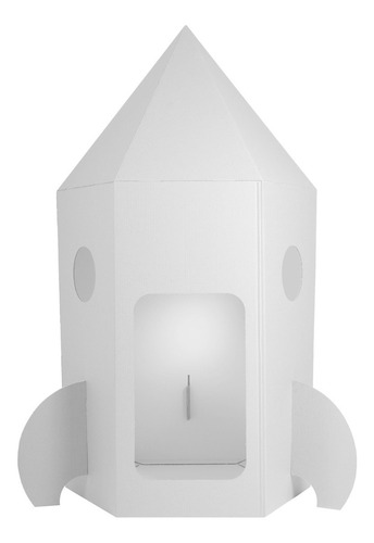 Imagen 1 de 2 de Cohete Espacial De Cartón Mamut Cardboard Toys