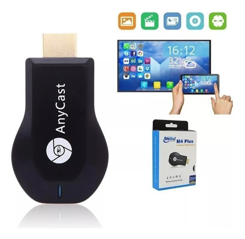 Anycast Any Cast M4 Plus Miracast Dongle Mirascreen Hdmi Ez