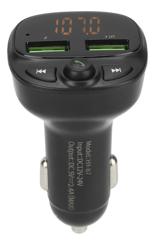 Reproductor Usb, Adaptador De Transmisión Fm Dual Para Coche