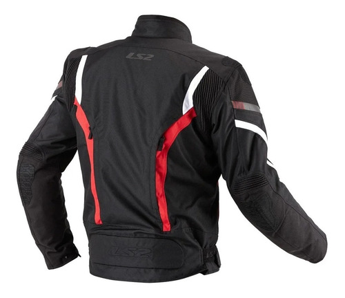 Imagen 2 de 9 de Campera Moto Ls2 Cordura Hombre Gate Protecciones