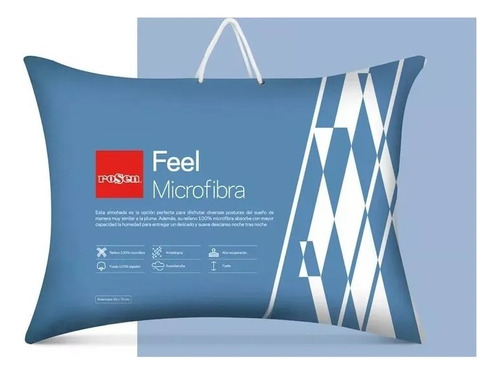 Almohada Feel Microfibra Americana 50 X 70cm - Rosen