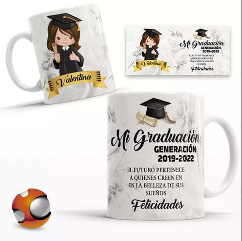 Tazas personalizadas con foto y texto para el fin de año escolar