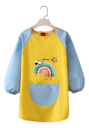 Ab Delantal De Pintura Impermeable Blusa De Arte Para Niños