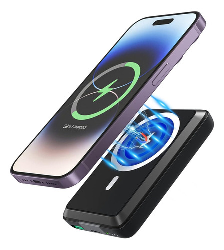 Mini Batería Cargador Inalámbrico Magnético 10,000mah iPhone