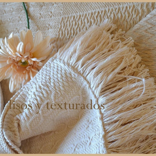Carpeta De Mesa Lisa Chenille 0,40x0,70 M Color Turquesa