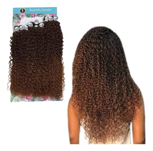 Cabelo Cacheado Bio Fibra Lindona Fashion Classic 70 Cm Cor