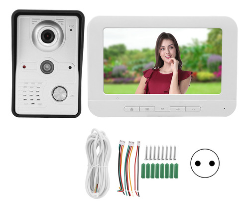 Intercomunicador De Vídeo: Telefone Com Porta De 7 Polegadas