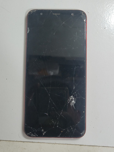 Celular Samsung Galaxy J6 Plus (tela Quebrada) Vermelho (Usado)