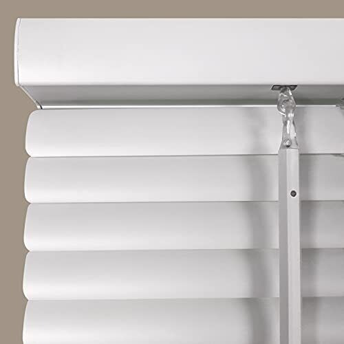 Persiana Aluminio Blanca Horizontal 147 Cm X 162.50 Cm