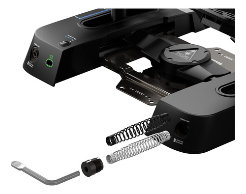 Turtle Beach Velocityone Universal Rudder Pedals For Windows 10 & 11 Pcs, Xbox Series X, Xbox Series S, And Xbox One Featuring Smooth Rudder Axis, Adjustable Brakes And Pedal Width Black