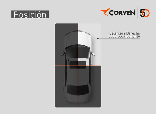 Imagen 2 de 6 de Parrilla De Suspensión Corven Mitsubishi Lancer Der.