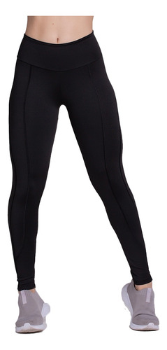 Calça Montaria Suplex Lisa Legging Academia Fitness Feminina