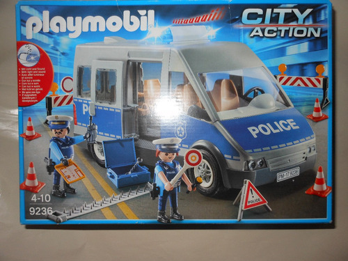 Playmobil 9236 Camiòn De Policia Con Accesorios Luz Y Sonido