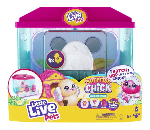 Little Live Pets Pollito Sorpresa Con Casita Sonidos 2023