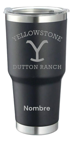 Termo Personalizado Yellowstone Grabado Laser 30 Oz