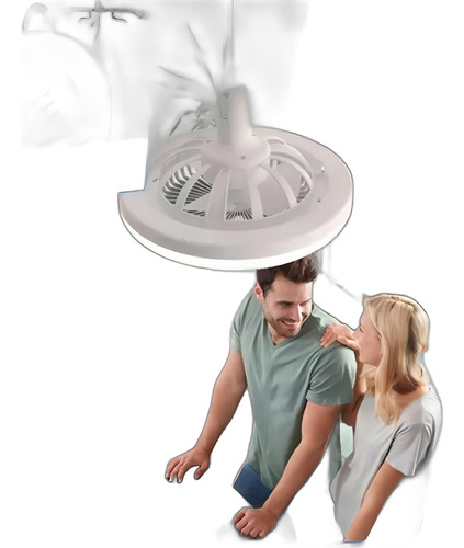 Ventilador De Teto Portátil Com Luz Led