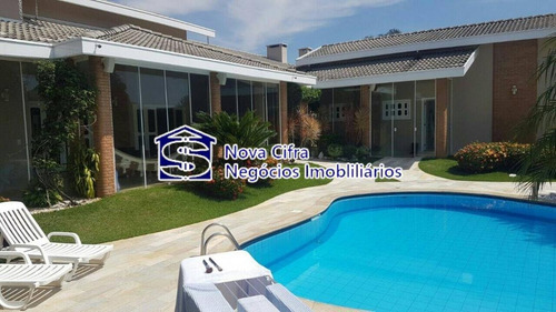 Imagem 9 de 15 de Casa Térrea 04 Suítes Em Condomínio Alto Padrão - 2.000 M² - C4080