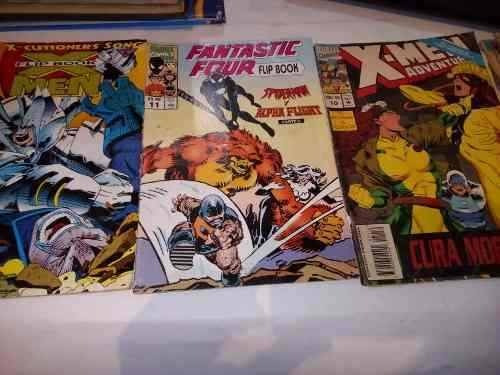 Lote De Comics Marvel Mexico X-men Y Cuatro Fantasticos