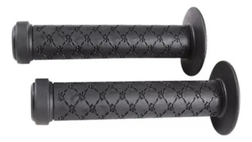 Manopla Absolute Bmx1 Preta Borracha 145mm Com Flange Plug Cor Preto