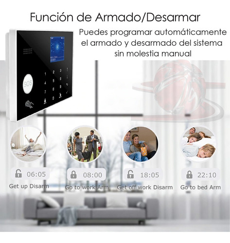 Alarma Wifi Gsm Telefono Control App Seguridad Inalambrica Alerta Celular Kit Sensores Sistema Vecinal Casa Negocio
