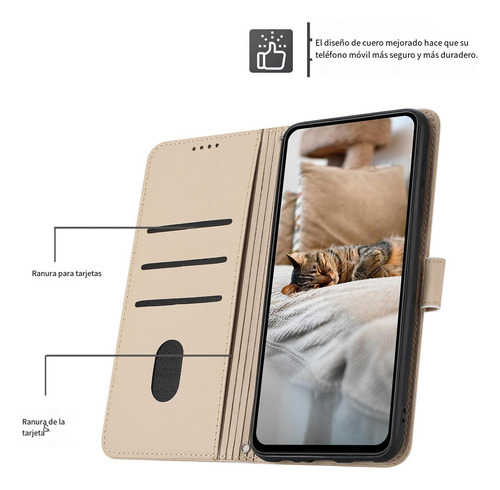Funda Protectora Tipo Cartera Para Huawei Honor X9b Huawei Magic 6 Lite Con Tarjetero