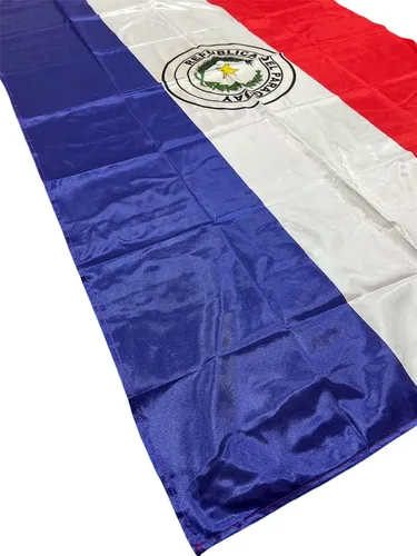 Bandera De Paraguay * 90x150cm * Premium * Oficial De Flameo