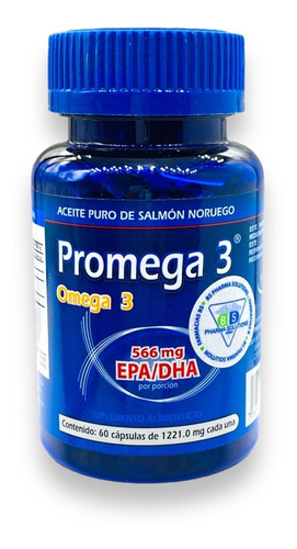 Promega 3 ( Omega 3) Epa / Dha / C/60 Capsulas Progela