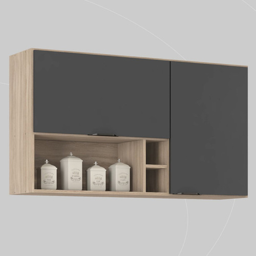 Armario de aire Firenze con 2 puertas, 120 cm, Avena Afwt Niche