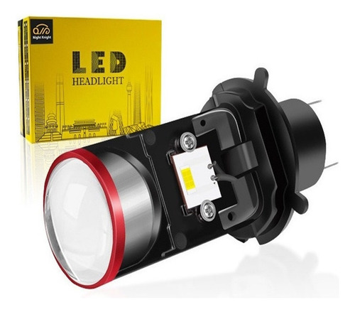 Projetor Led Focus Csp H4 Magnifier Type 7600 Lumen Auto Mot