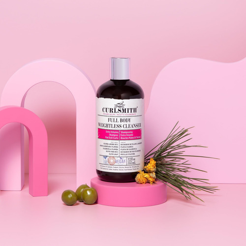 Curlsmith - Limpador Leve Para Todo O Corpo, Shampoo Volumiz