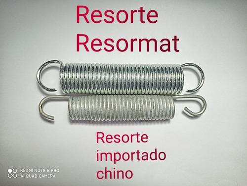 Resorte Cama Elástica 14 Cm X 10 Unidades