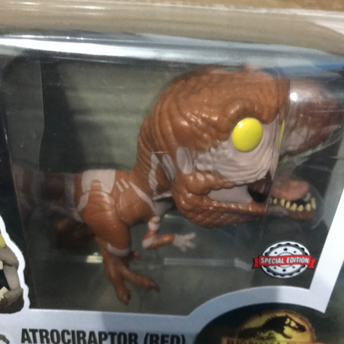 Funko Pop Movies Jurassic World Dominion Atrociraptor Red