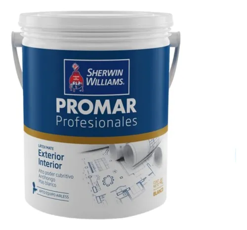 comprar Sherwin Williams Latex Promar Profesionales Int\u002Fext X1l