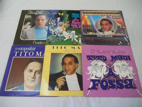 Lp Vinil - Tito Madi - 6 Discos