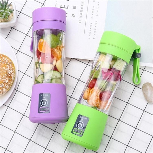 Licuadora Y Exprimidora Portátil 380 Ml Usb