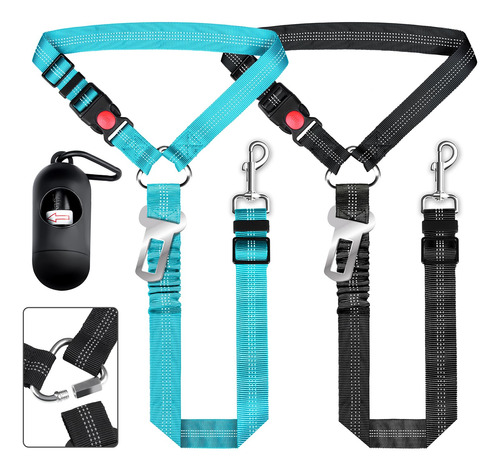 Arnes De Cinturon De Seguridad Extraible Para Perro, 3 En 1,